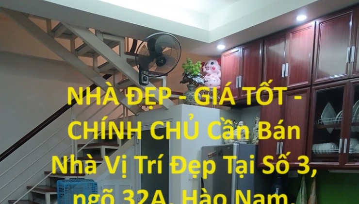 NHÀ ĐẸP - GIÁ TỐT - CHÍNH CHỦ Cần Bán Nhà Vị Trí Đẹp Tại Ô Chợ Dừa, Quận Đống Đa